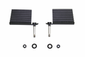 Jeep Foot Peg Set 76-06 CJ YJ TJ Wrangler Gloss Black Fishbone Offroad