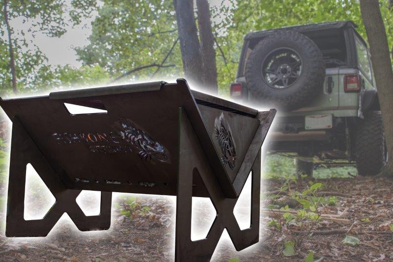 Portable Fire Pit Fishbone Offroad