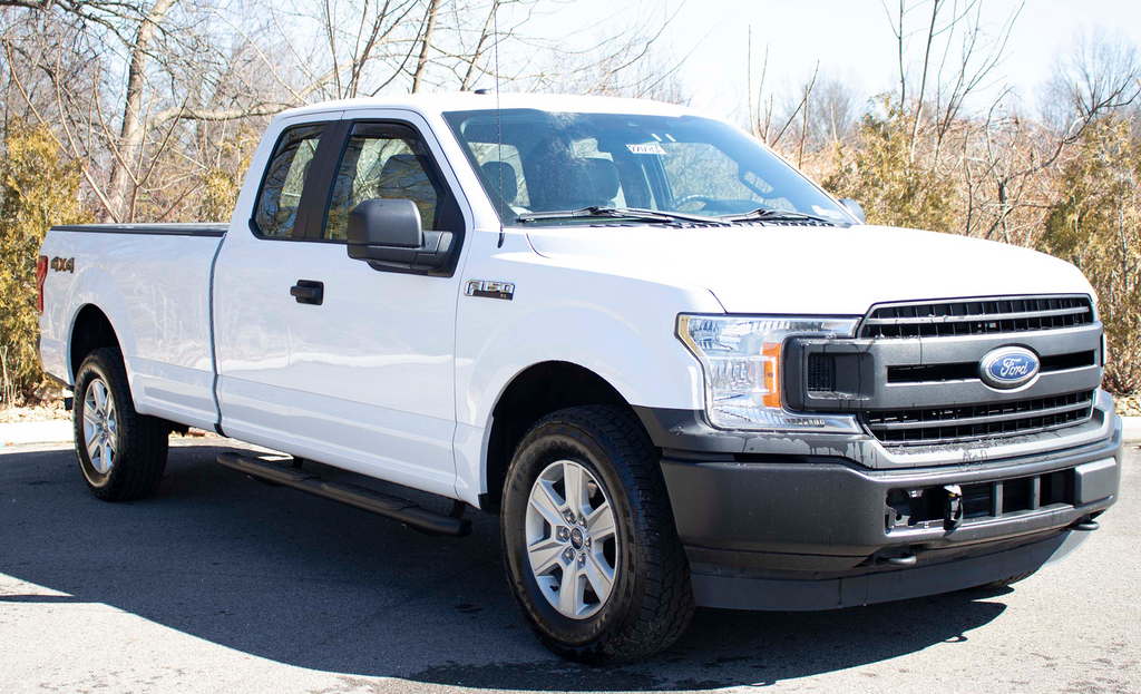 09-14 F-150 Crew Cab 5 Inch Oval Side Steps Fishbone Offroad