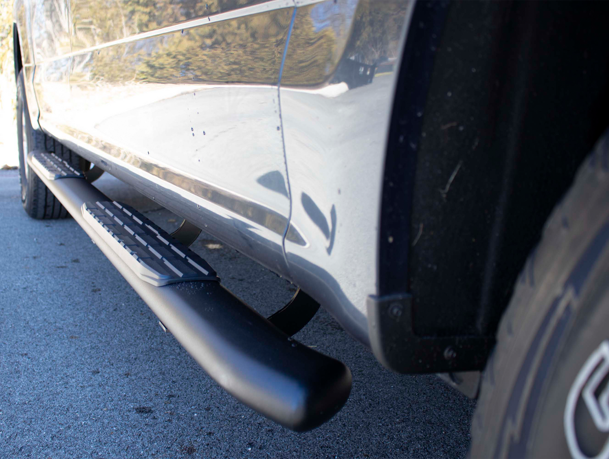 15-Current F-150 Crew Cab 5 Inch Oval Side Steps Fishbone Offroad