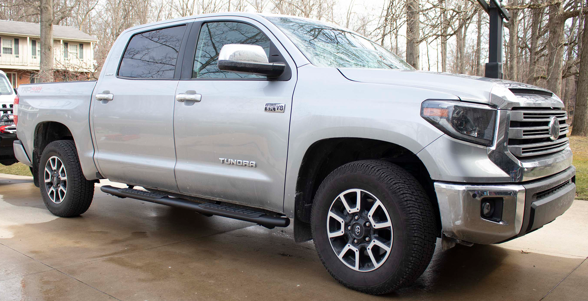 07-21 Tundra Crew Cab 5 Inch Oval Side Steps Fishbone Offroad