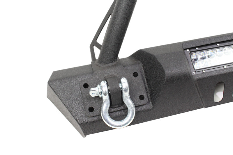Jeep JK Front Stubby Winch Bumper W/Tube Guard 07-17 Wranger JK Black Texured Powercoated Fishbone Offroad
