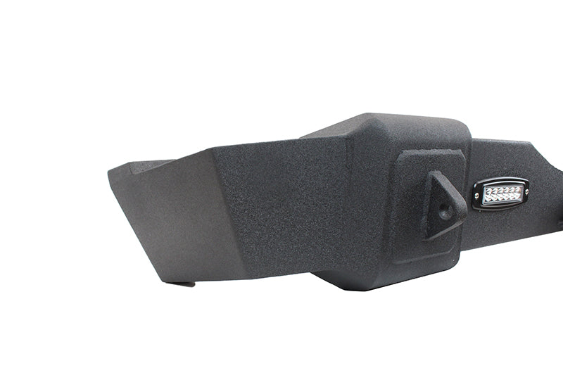 Jeep JK Rear Bumper W/LED's 07-17 Wrangler JK Rubicon and Unlimited Steel Black Textured Powdercoat Fishbone Offroad