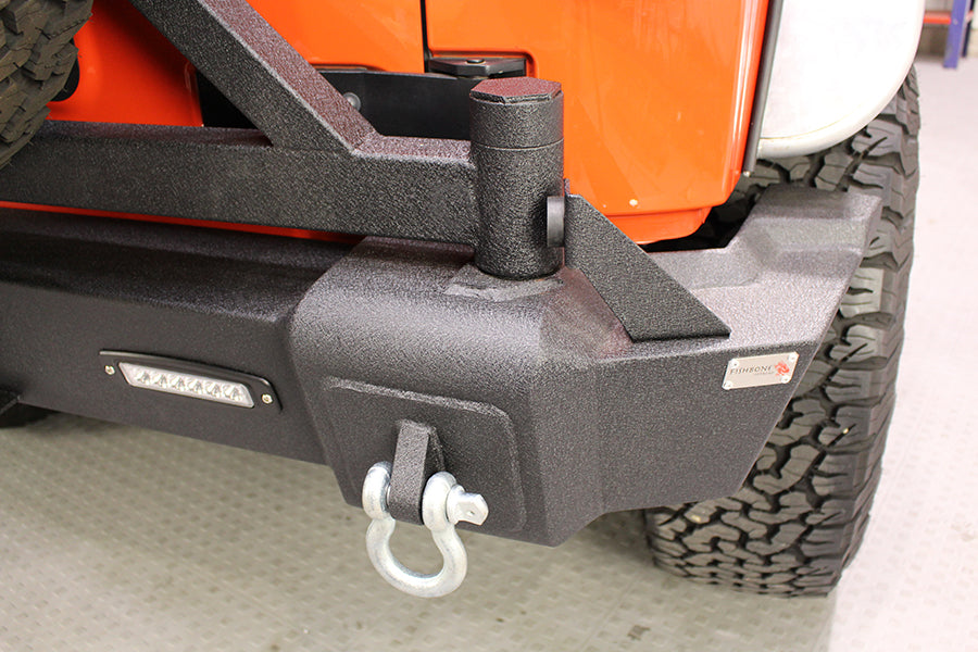 Jeep JK Rear Bumper With Tire Carrier 07-18 Wrangler JK Fishbone Offroad