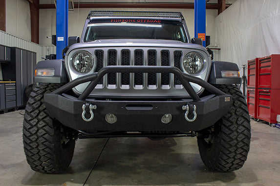 Jeep JL Mid-Width Winch Front Bumper 2018-Present Wrangler JL Fishbone Offroad