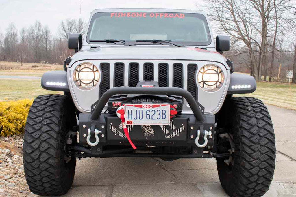 Barracuda D-Ring Mount Pair 07-18 Jeep Wrangler, 18-Present Jeep Wrangler, 18-Present Jeep Gladiator JT Fishbone Offroad