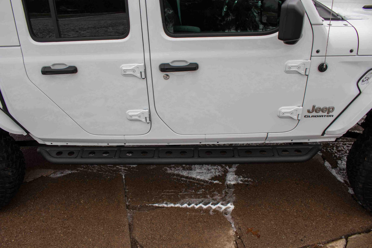 2020-Present Jeep Gladiator JT Step Sliders Fishbone Offroad