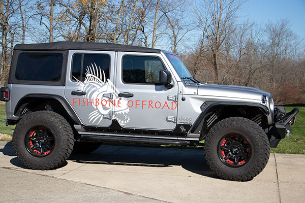 Wrangler Armor Panels for 18-Pres Wrangler JL 4DR Fishbone