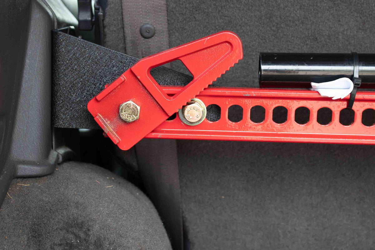 1984-2001 Jeep Cherokee XJ Rear Seat Hi-Lift Jack Mount Fishbone Offroad
