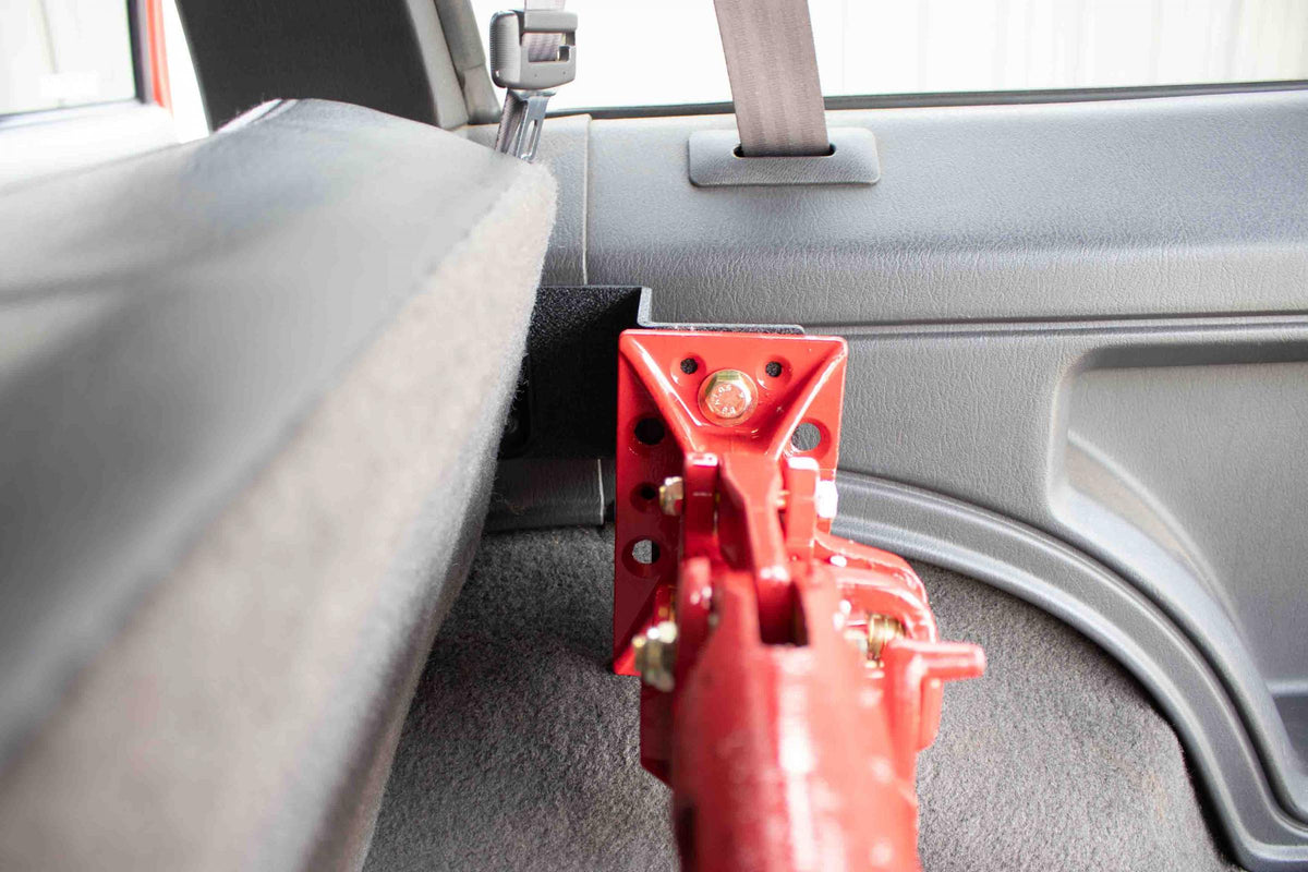 1984-2001 Jeep Cherokee XJ Rear Seat Hi-Lift Jack Mount Fishbone Offroad