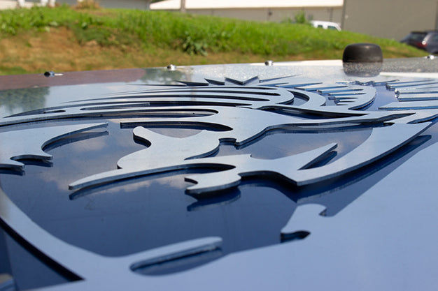 Jeep TJ Hood Louver 97-02 Wrangler TJ Fishbone Offroad