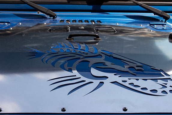 Jeep TJ Hood Louver 03-06 Wrangler TJ Fishbone Offroad