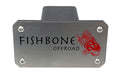 Hitch Cover For 2 Inch Hitch Black Powdercoated Steel Fishbone Offroad