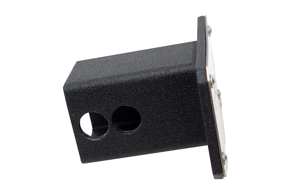 Hitch Cover For 2 Inch Hitch Black Powdercoated Steel Fishbone Offroad