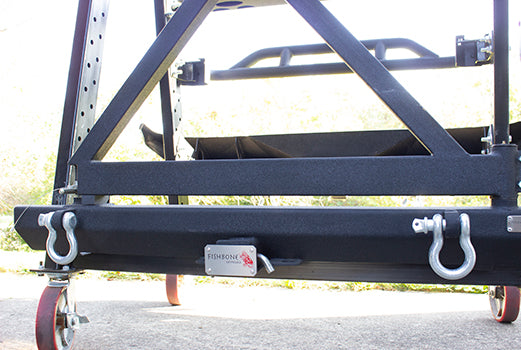 Hitch Cover For 2 Inch Hitch Black Powdercoated Steel Fishbone Offroad