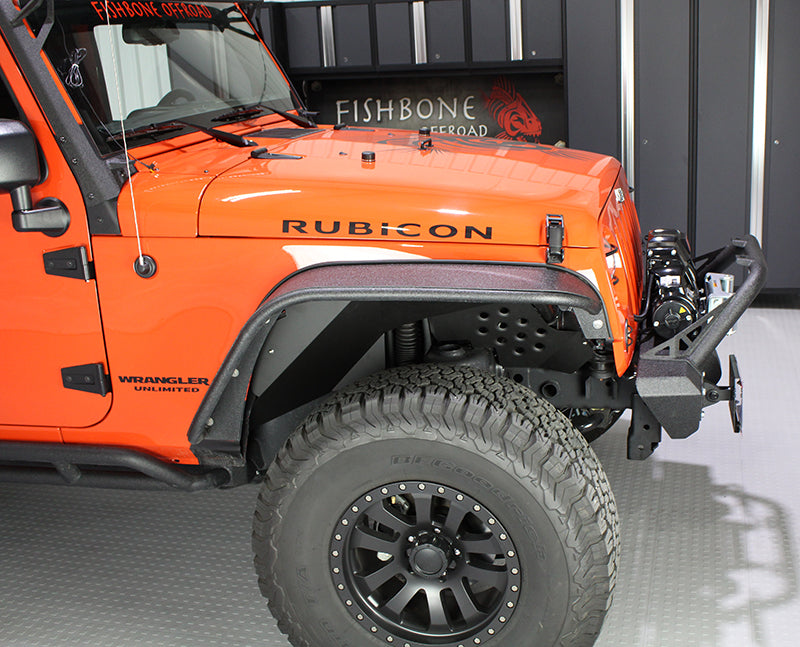 Jeep JK Front Inner Fenders 07-18 Wrangler JK Aluminum Fishbone Offroad