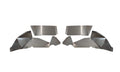 Jeep JL Inner Fenders For 18-Current Wrangler JL Rear Pair Aluminum Raw Fishbone Offroad