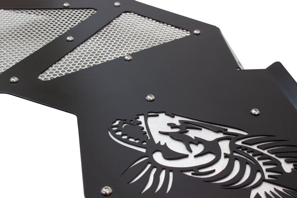 Jeep JL Inner Fenders For 18-Current Wrangler JL Front/Rear Set of 4 Aluminum Black Powdercoat Fishbone Offroad