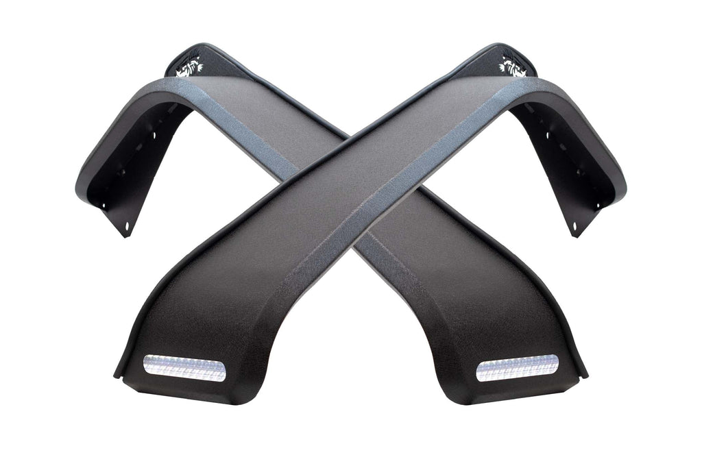 18-Current Jeep Wrangler JL, JLU and 20-Current Jeep JT Gladiator Aluminum Elite Front Fenders Fishbone Offroad