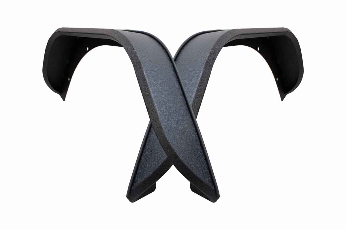 18-Current Jeep Wrangler JL, JLU and 20-Current Jeep JT Gladiator Aluminum Elite Front Fenders Fishbone Offroad