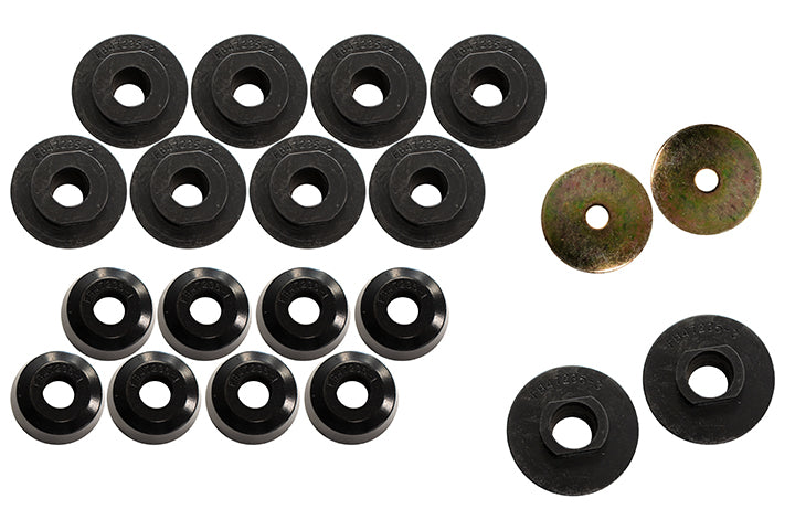 F-250 Body Mount Kit 08-18 F-250 Black Poyurethane Fishbone Offroad