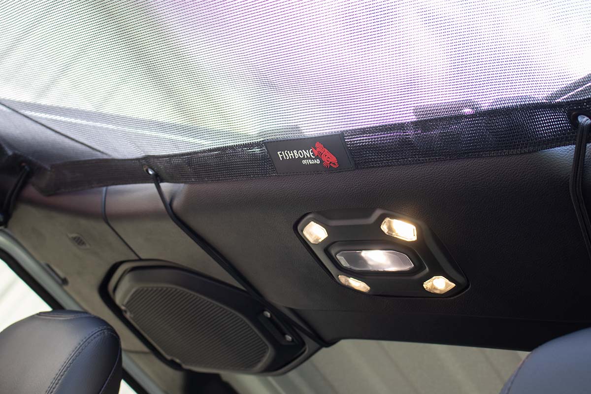 2018-Present Jeep Wrangler JLU Rear Sun Shade Fishbone Offroad