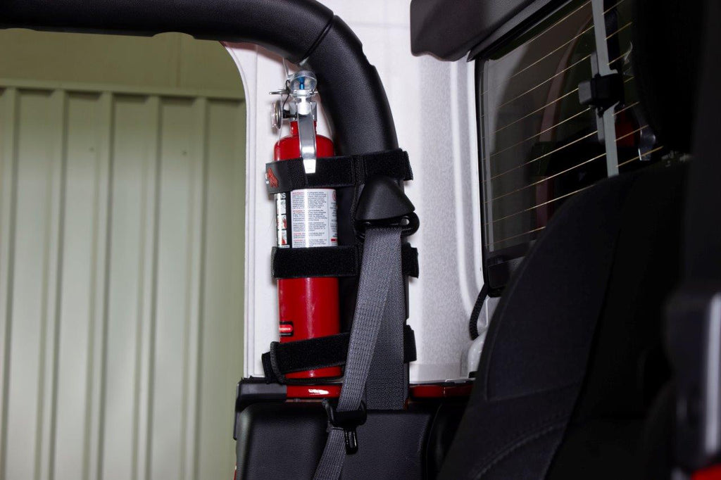 Fire Extinguisher Holder for Padded Roll Bar Fishbone Offroad