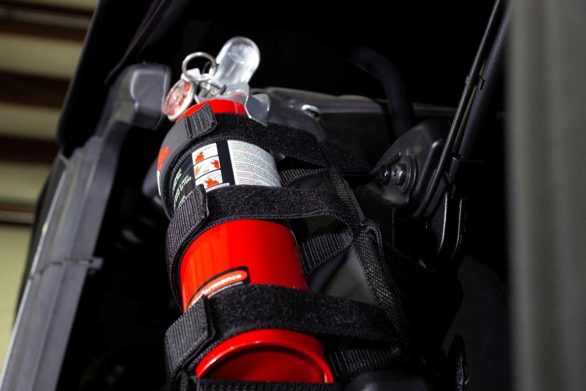Fire Extinguisher Holder for Padded Roll Bar Fishbone Offroad
