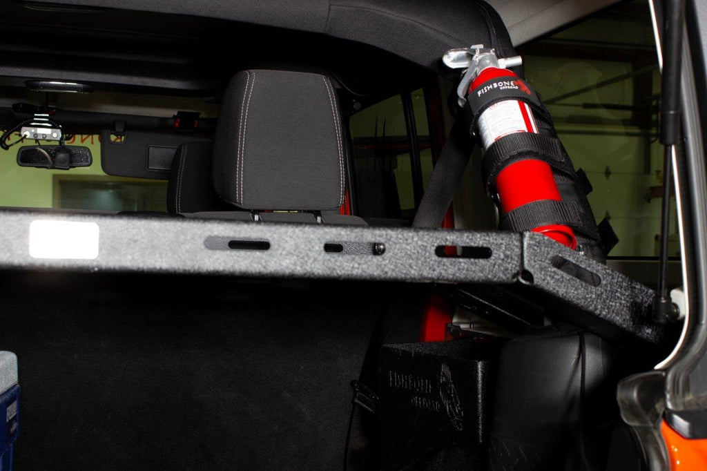 Fire Extinguisher Holder for Padded Roll Bar Fishbone Offroad