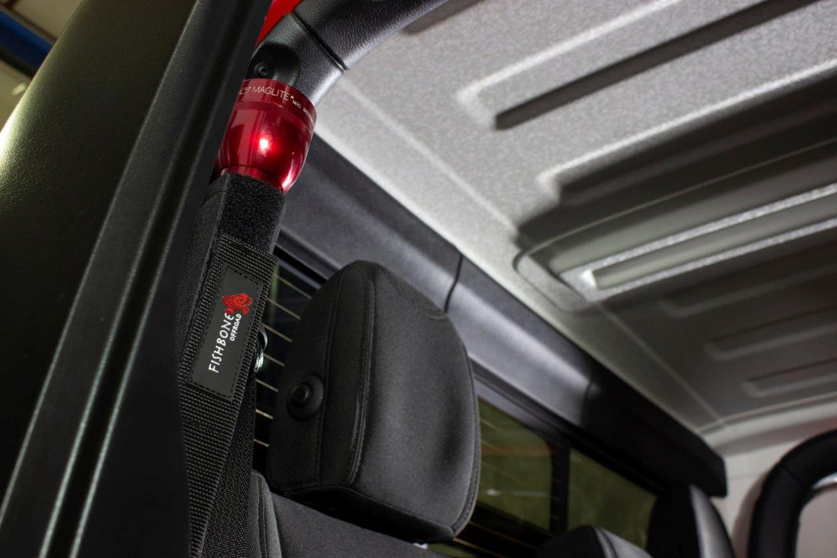 Roll Bar Flashlight Holder Fishbone Offroad