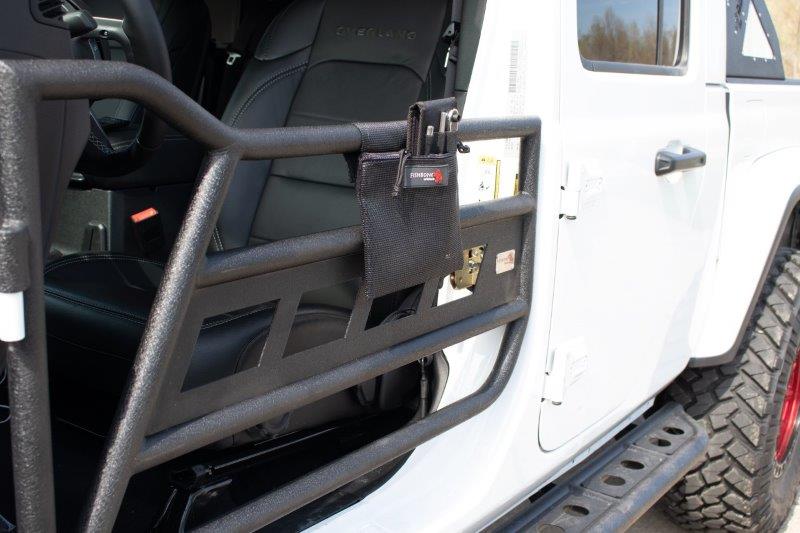 Tube Door Storage Bag For 18-Up Jeep Wrangler JL 2 Door Fishbone