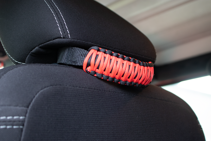 Head Rest Paracord Grab Handles Fishbone Offroad