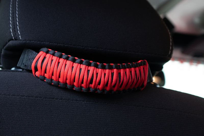 Head Rest Paracord Grab Handles Fishbone Offroad