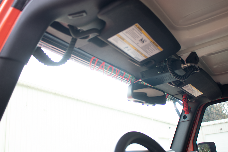 Paracord Grab Handles for A Pillar Sound Bar 07-18 Wrangler JK Fishbone Offroad