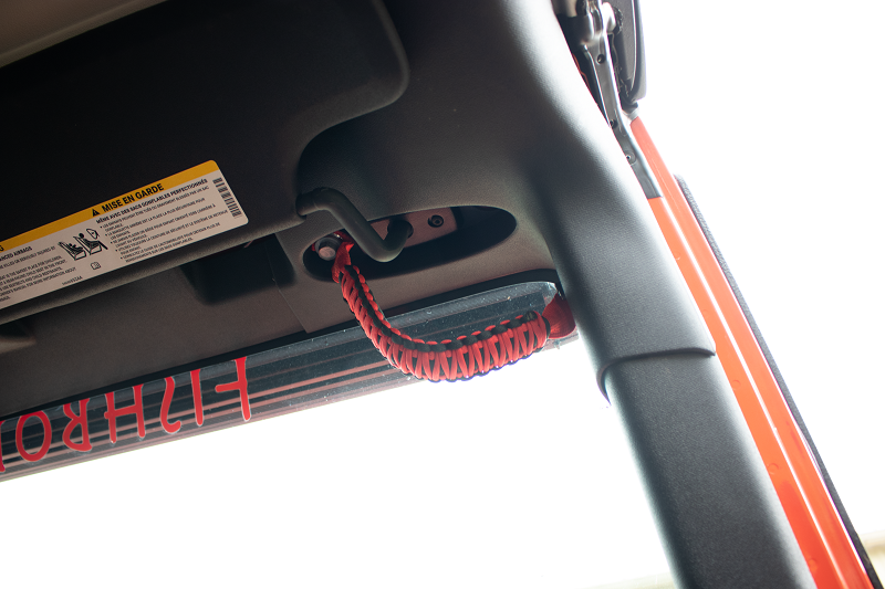 Paracord Grab Handles for A Pillar Sound Bar 07-18 Wrangler JK Fishbone Offroad