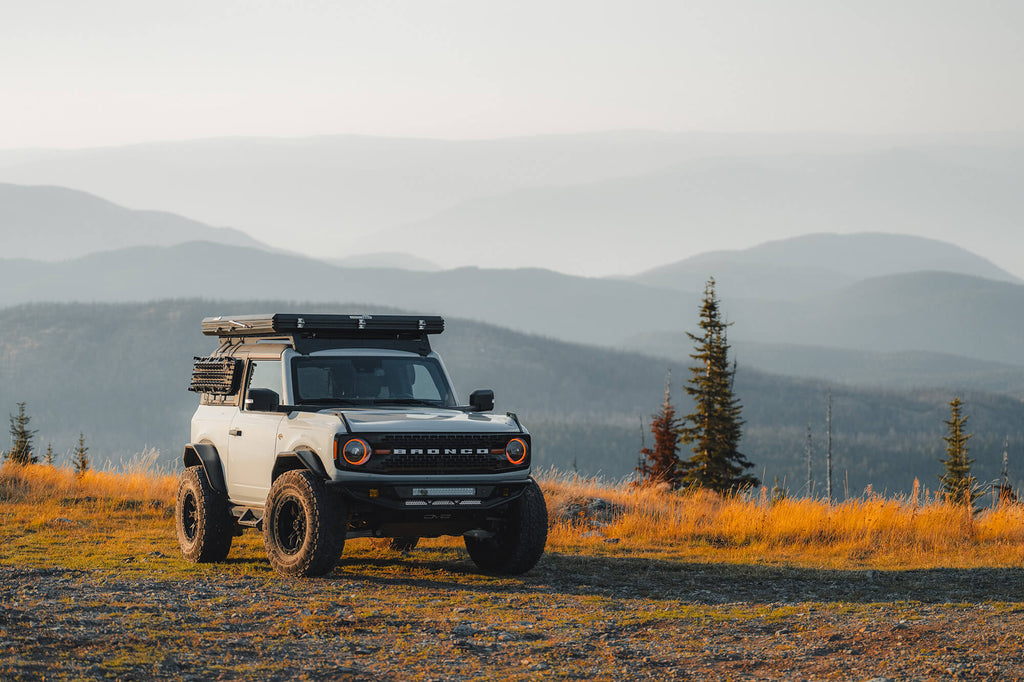 2021 2025 Ford Bronco Competition Series Front Bumper DV8 Offroad