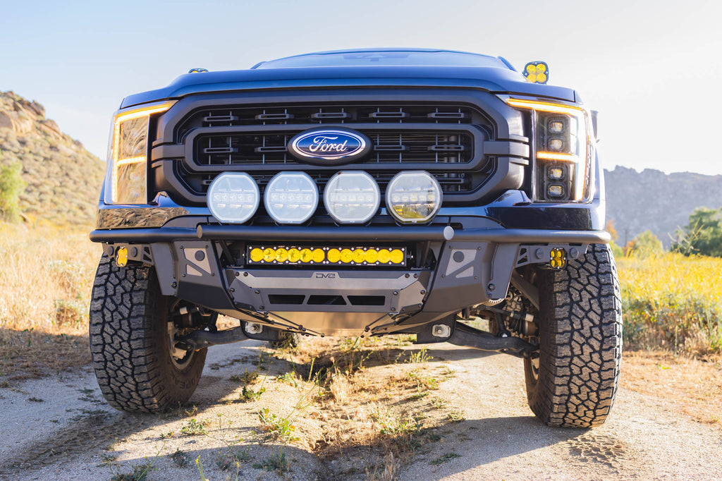 2021 2023 Ford F 150 Tube Front Bumper DV8 Offroad