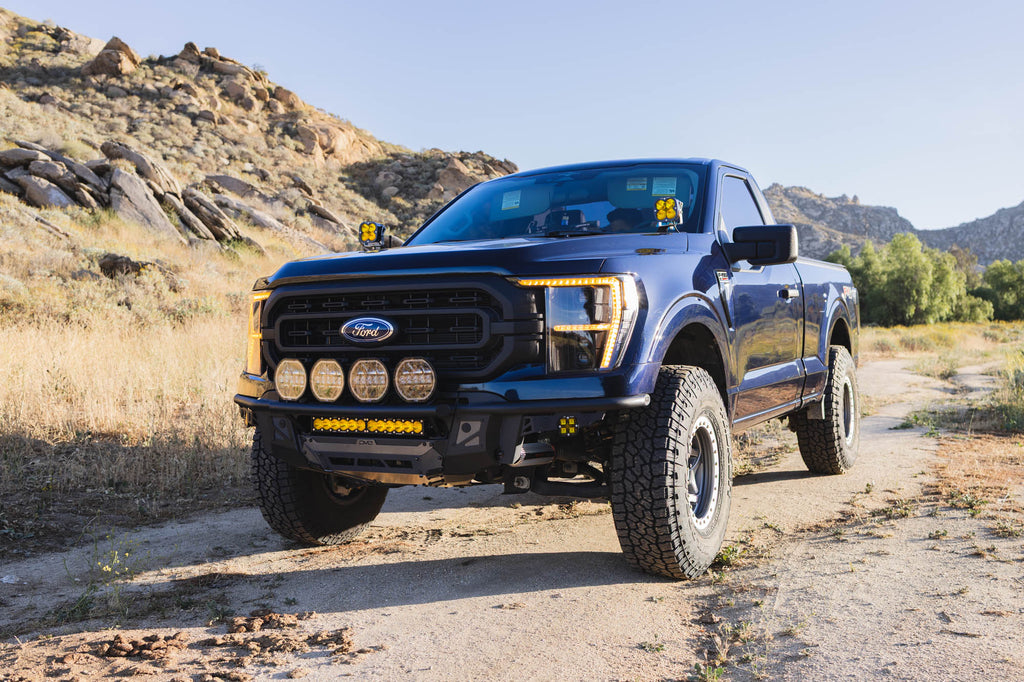 2021 2023 Ford F 150 Tube Front Bumper DV8 Offroad