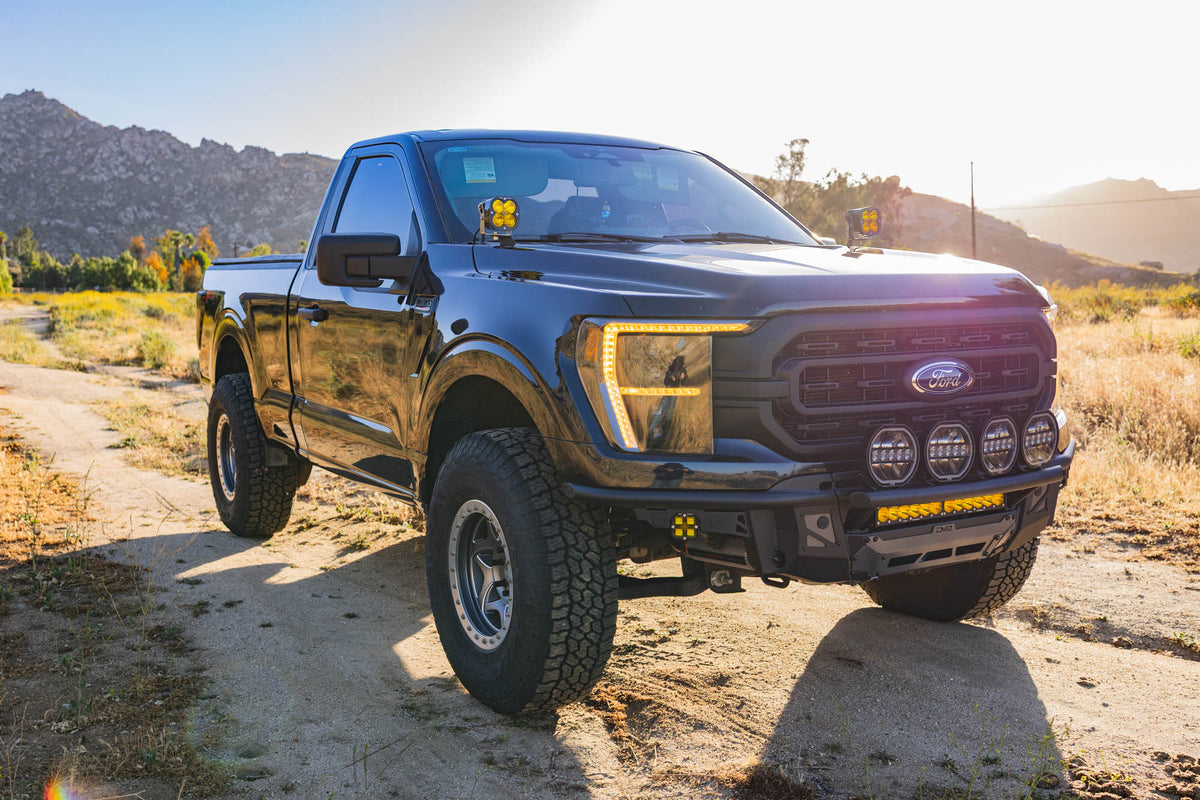 2021 2023 Ford F 150 Tube Front Bumper DV8 Offroad