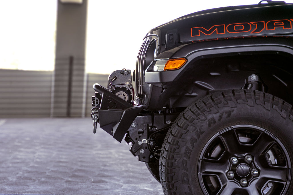2007 2025 Jeep GladiatorJT Wrangler JK JKU JL JLU Fs 1 Series Stubby Front Bumper DV8 Offroad