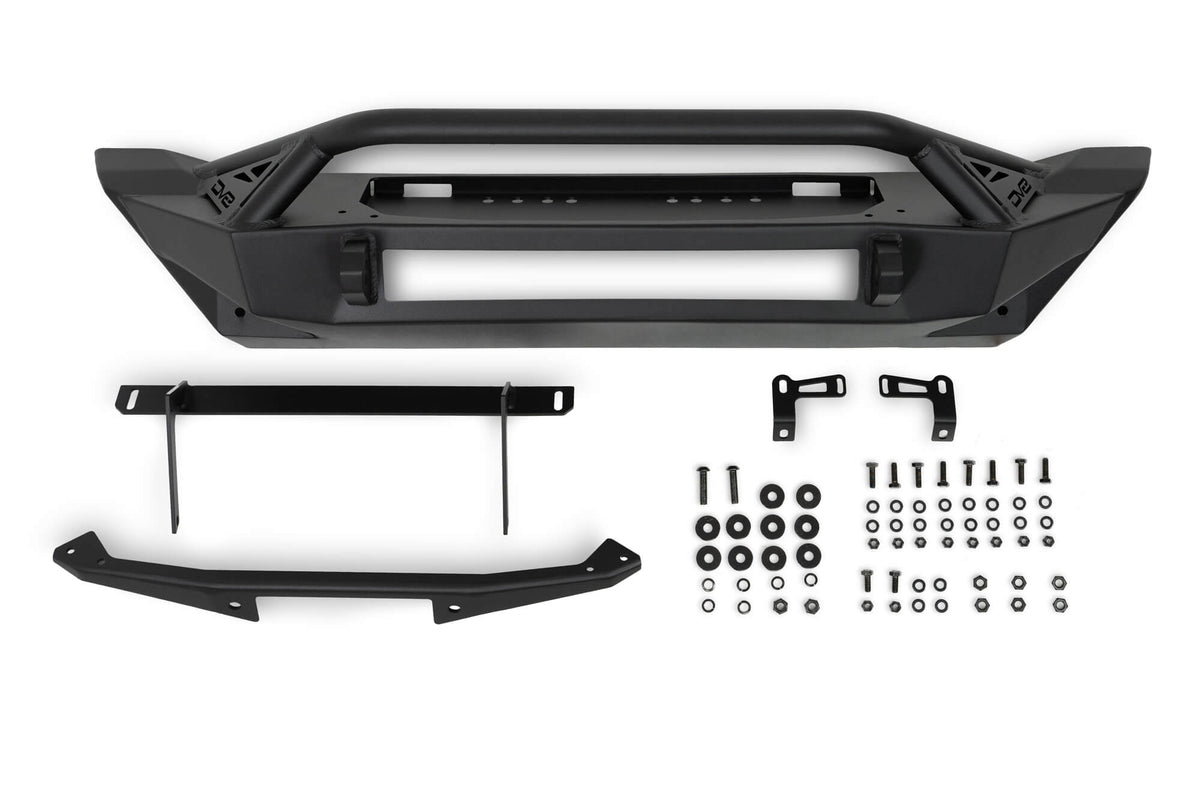 2007 2025 Jeep GladiatorJT Wrangler JK JKU JL JLU Fs 1 Series Stubby Front Bumper DV8 Offroad