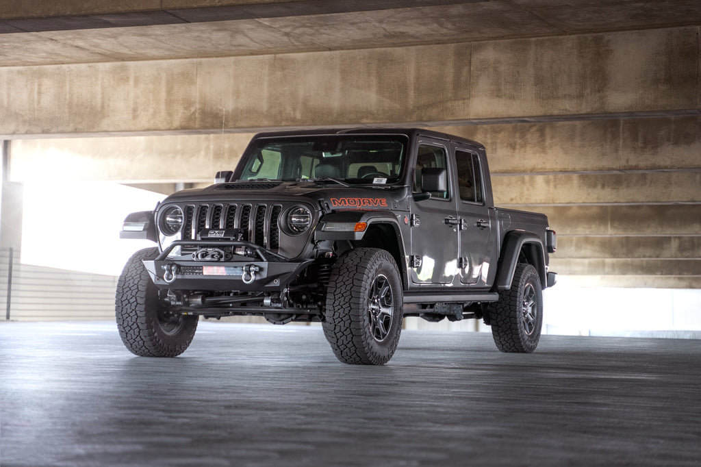 2007 2025 Jeep GladiatorJT Wrangler JK JKU JL JLU Fs 1 Series Stubby Front Bumper DV8 Offroad