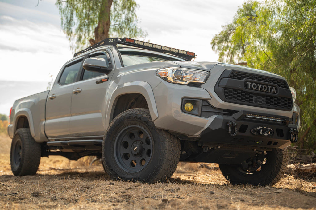 2016 2023 Toyota Tacoma Center Mount Front Bumper V2 DV8 Offroad
