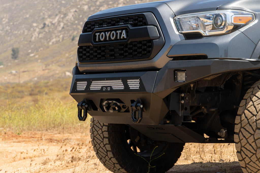 2016 2023 Toyota Tacoma Mto Series Winch Front Bumper DV8 Offroad