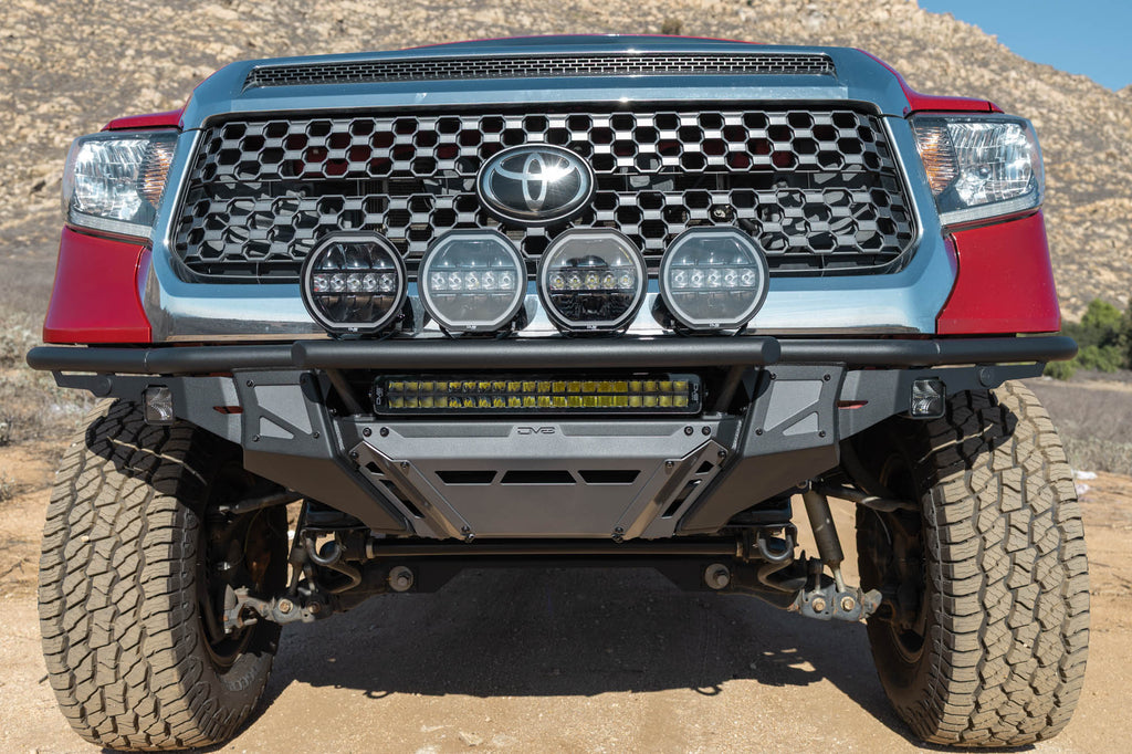 2014 2021 Toyota Tundra Tube Front Bumper DV8 Offroad