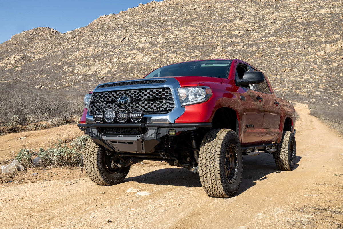 2014 2021 Toyota Tundra Tube Front Bumper DV8 Offroad