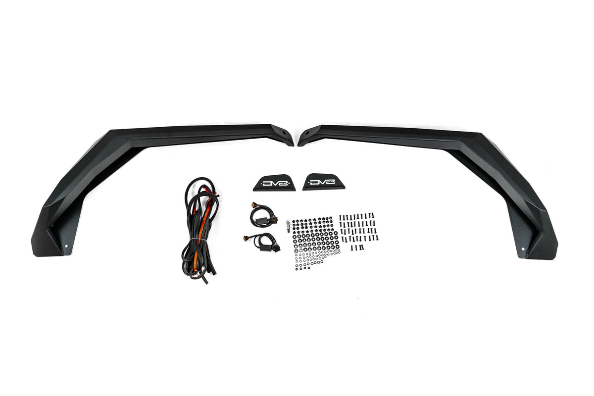2020 2025 Jeep Gladiator JT Armor Fender Flares DV8 Offroad