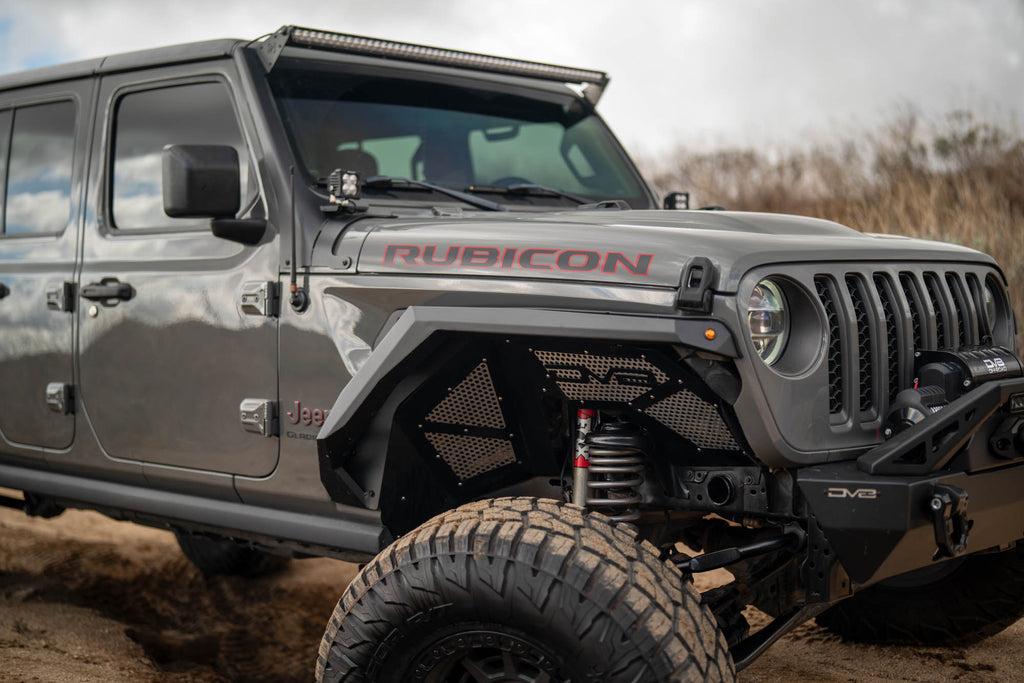 2020 2025 Jeep Gladiator JT Armor Fender Flares DV8 Offroad