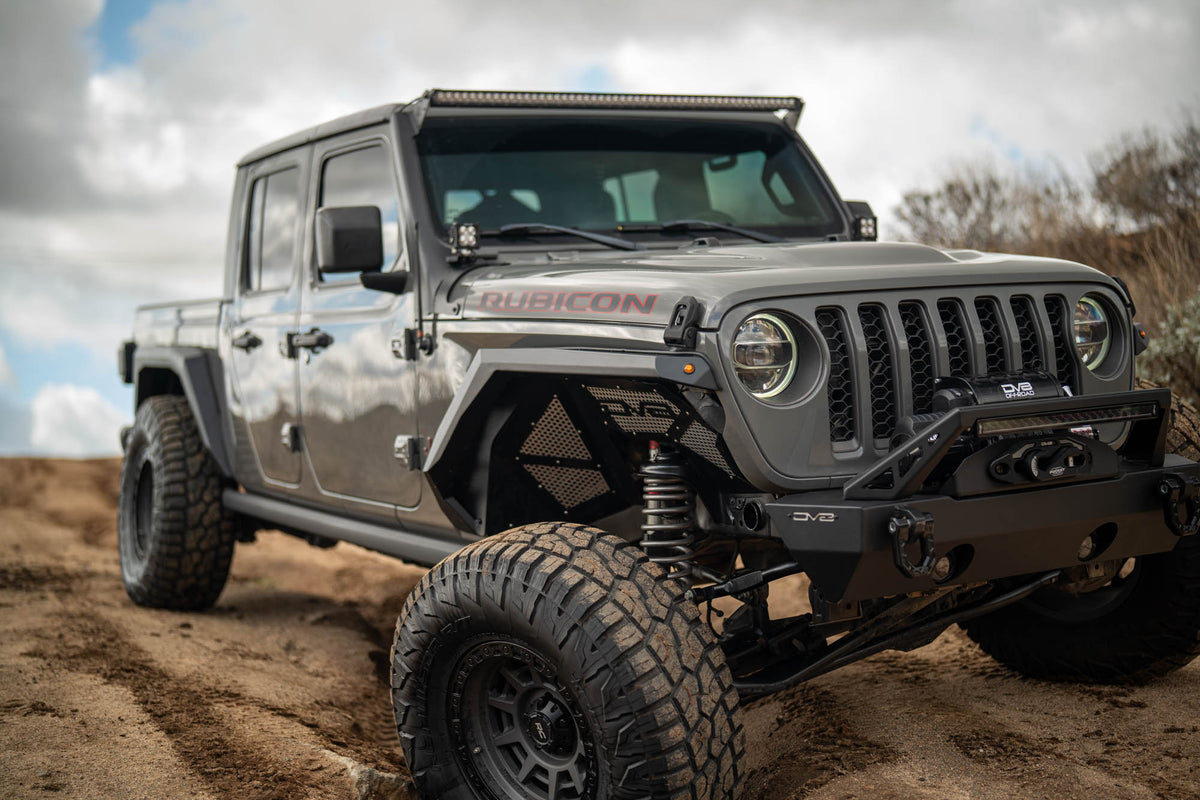 2020 2025 Jeep Gladiator JT Armor Fender Flares DV8 Offroad