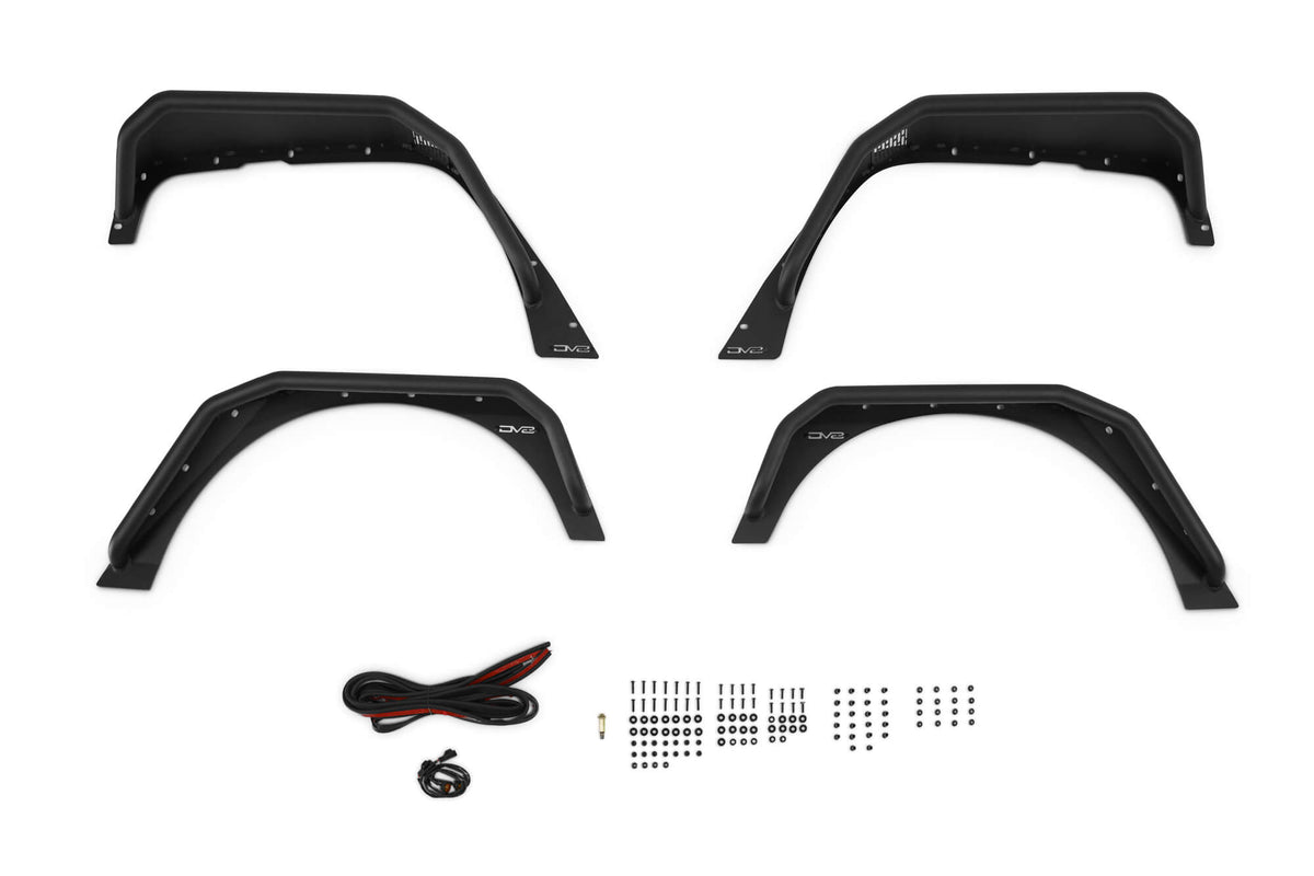 2007 2018 Jeep Wrangler JK JKU Spec Series Fender Flares DV8 Offroad
